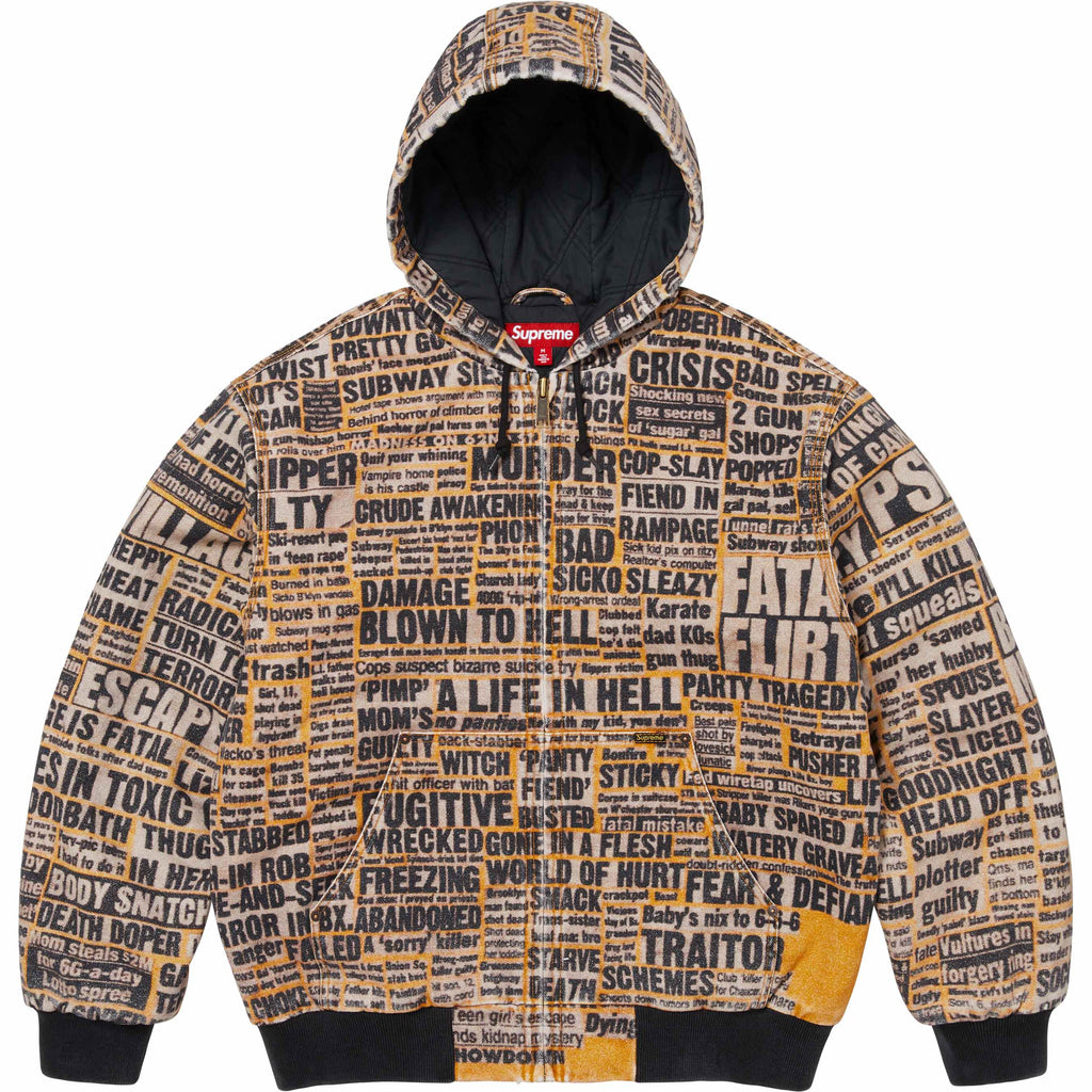 Supreme/Dash Snow Hooded Work Jacket
