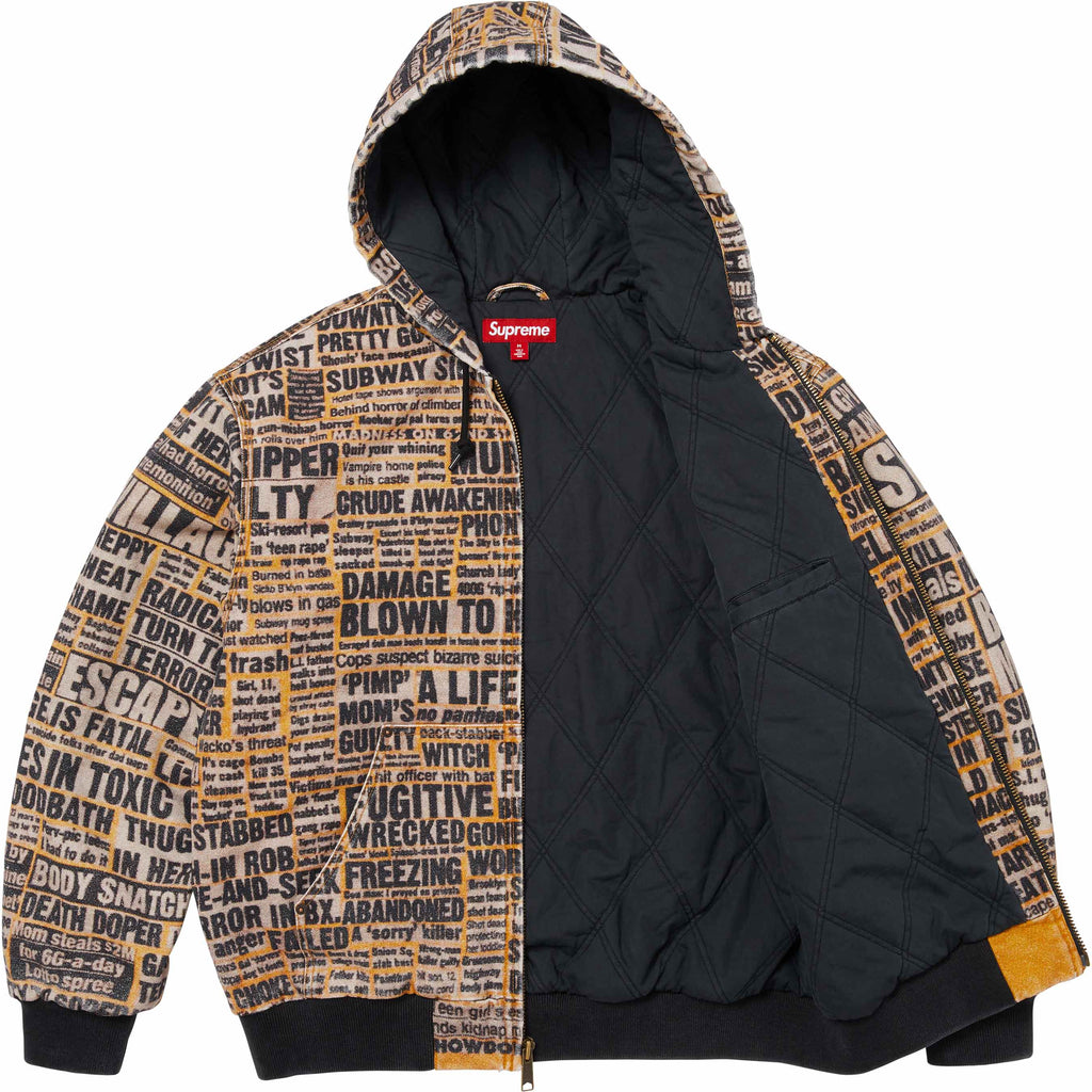 Supreme/Dash Snow Hooded Work Jacket