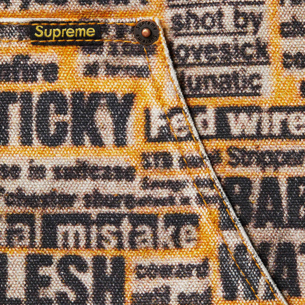 Supreme/Dash Snow Hooded Work Jacket