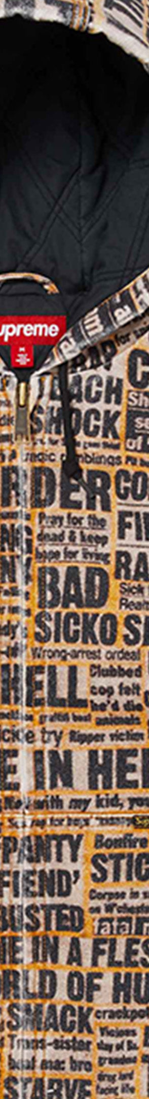 Supreme/Dash Snow Hooded Work Jacket