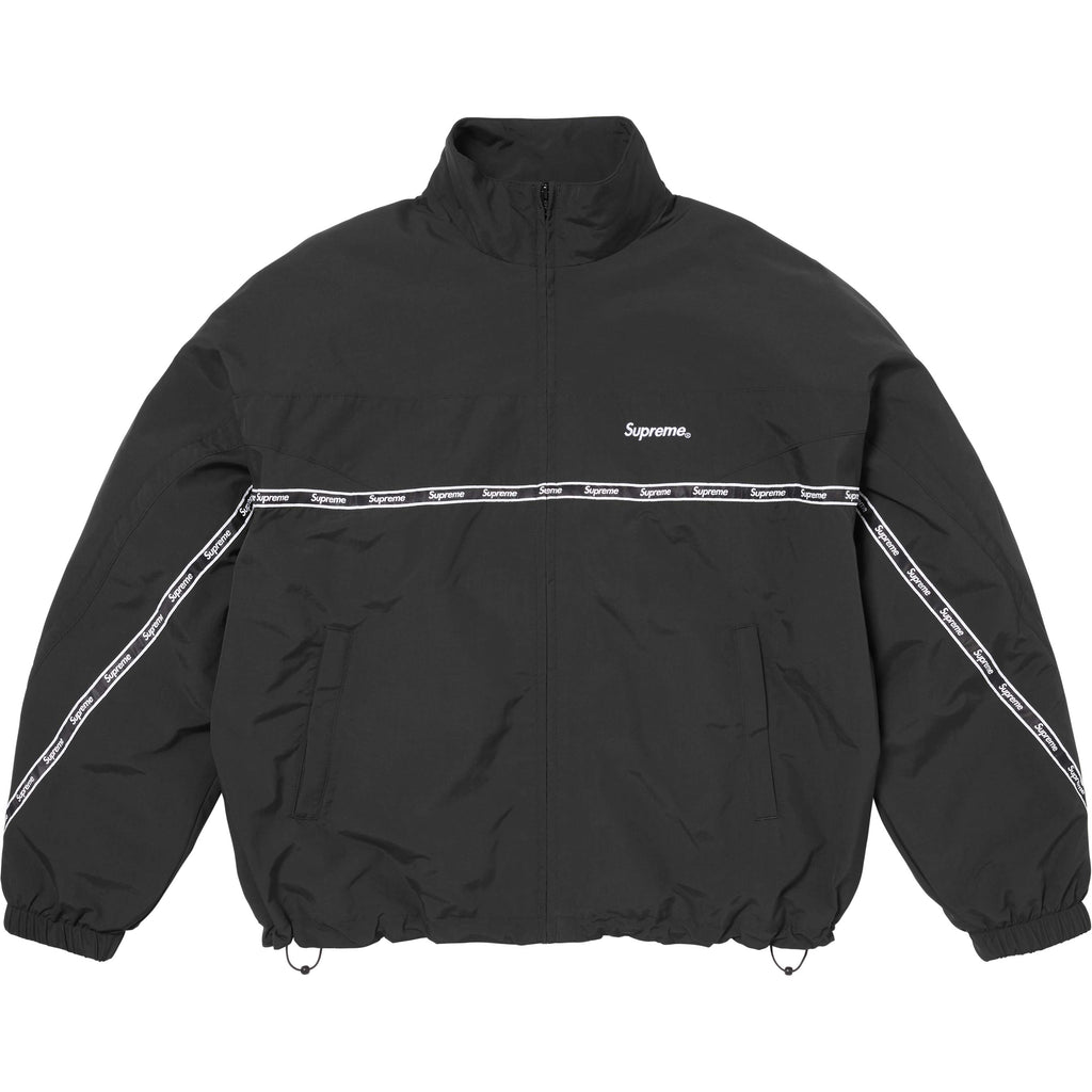 ジャケット・アウター Supreme Repeat track jacket Black Logo Taping Track Jacket - Shop - Supreme