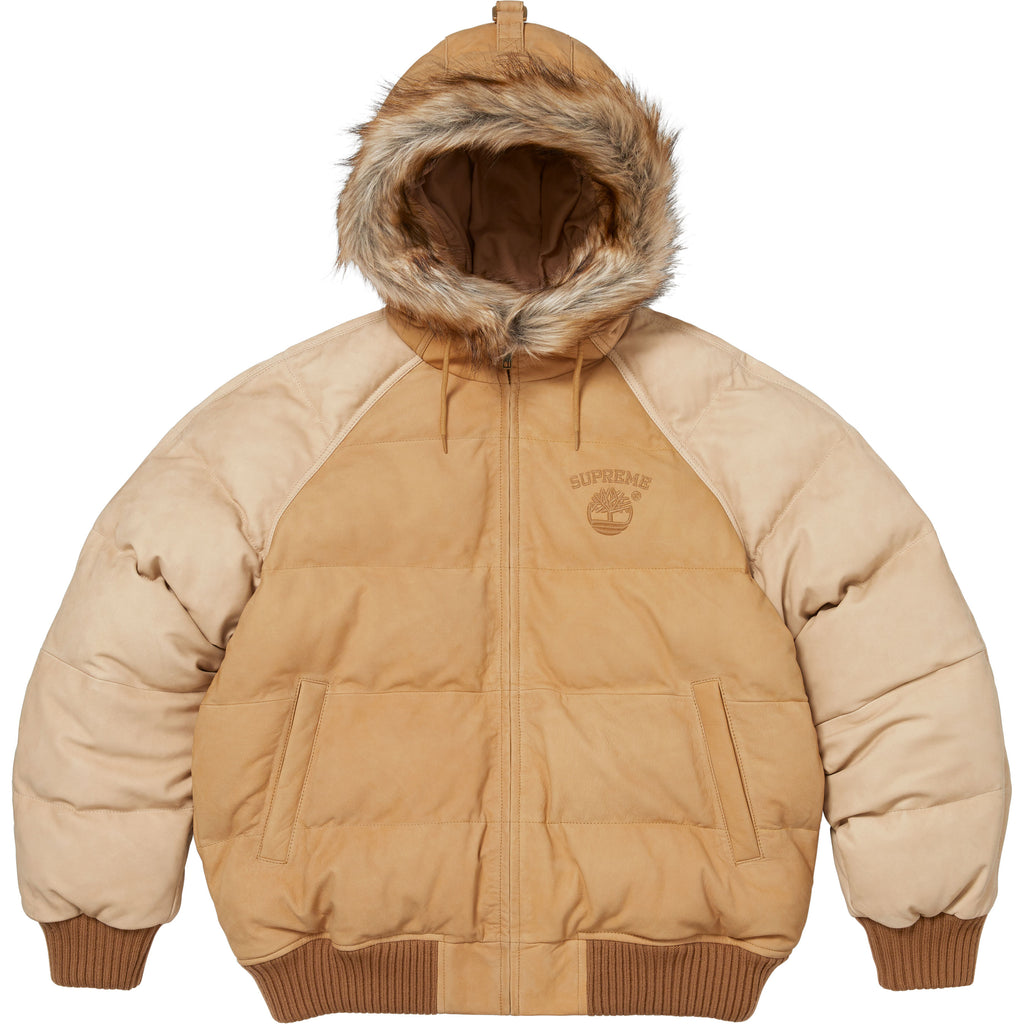 Supreme®/Timberland® Suede Puffer Jacket
