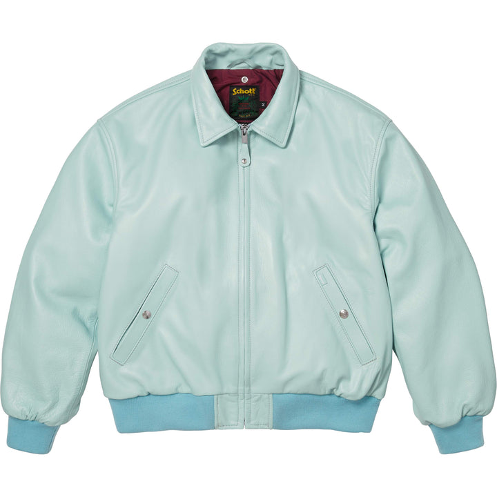 Supreme®/Schott® Shearling Collar Bomber Jacket - Shop - Supreme