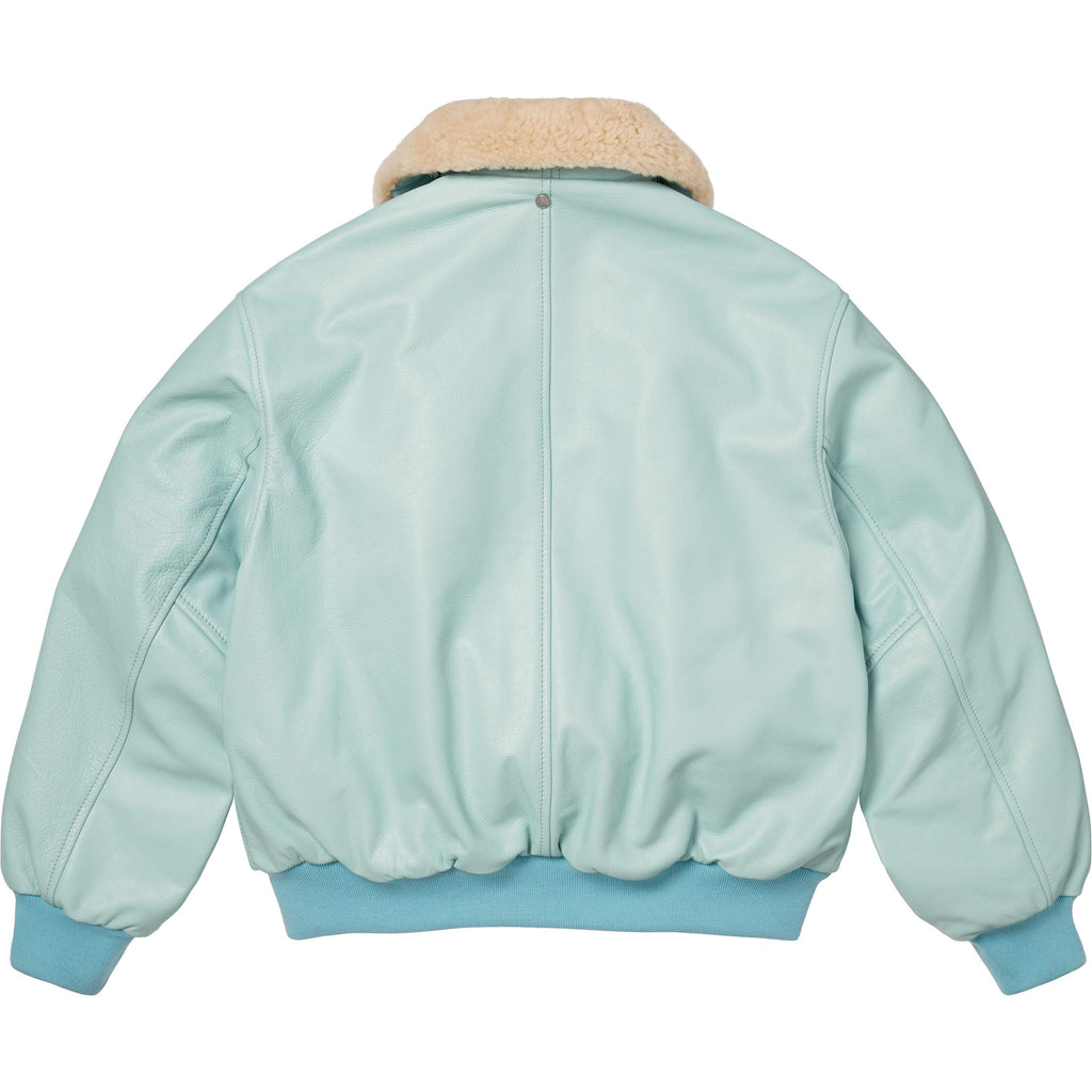 Supreme®/Schott® Shearling Collar Bomber Jacket