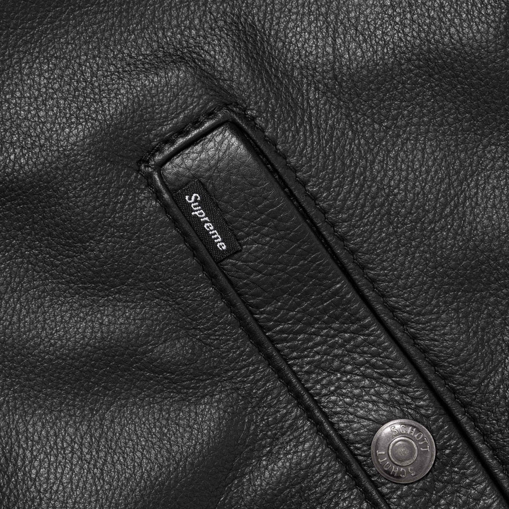 Supreme®/Schott® Shearling Collar Bomber Jacket