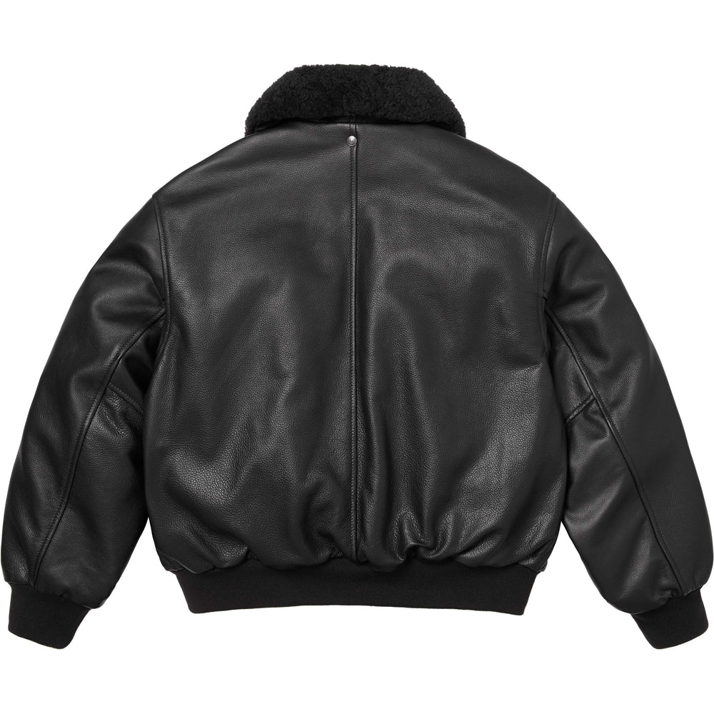 Supreme®/Schott® Shearling Collar Bomber Jacket - Image 3