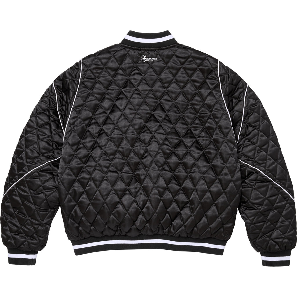 Supreme®/Champion® Quilted Satin Varsity Jacket