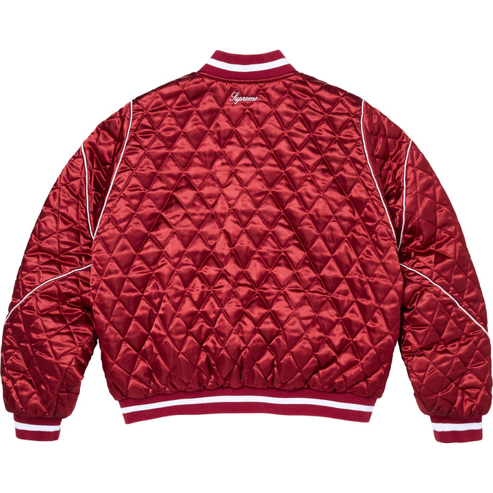 Supreme®/Champion® Quilted Satin Varsity Jacket - Shop - Supreme
