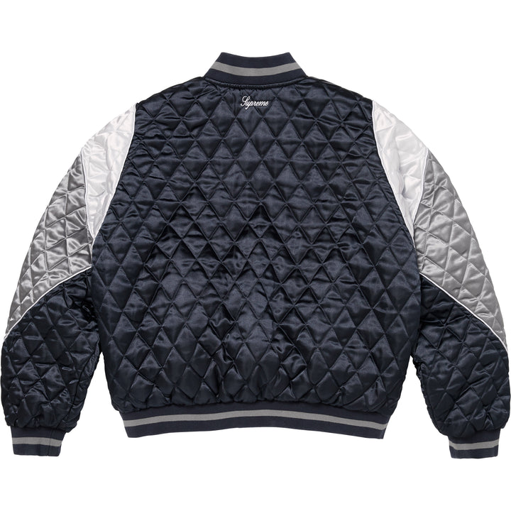 Supreme®/Champion® Quilted Satin Varsity Jacket - Shop - Supreme