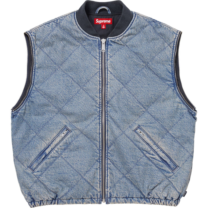 Zip-Off Sleeve Quilted Bomber Jacket