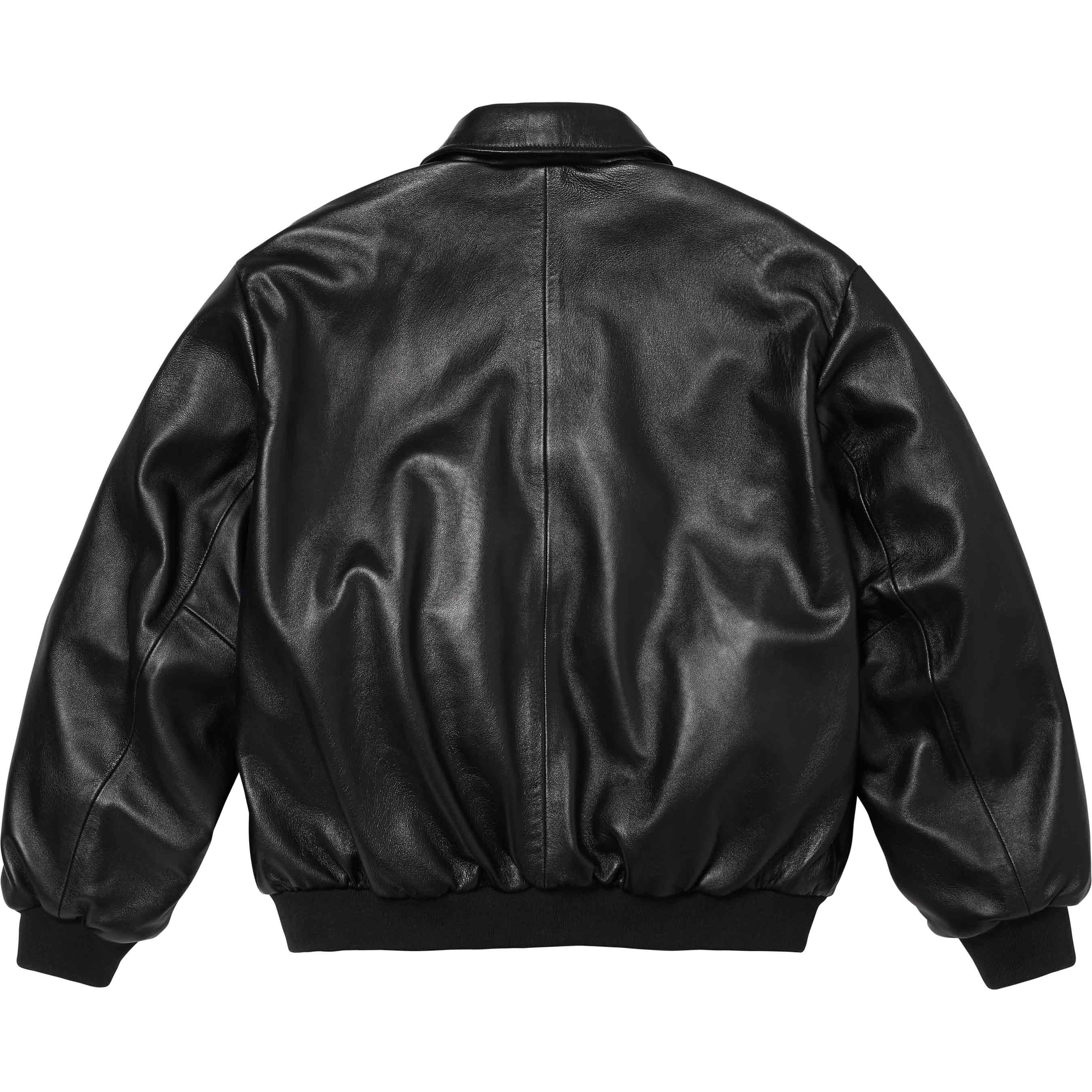 Supreme®/Schott® Hooded Leather Bomber Jacket - Shop - Supreme