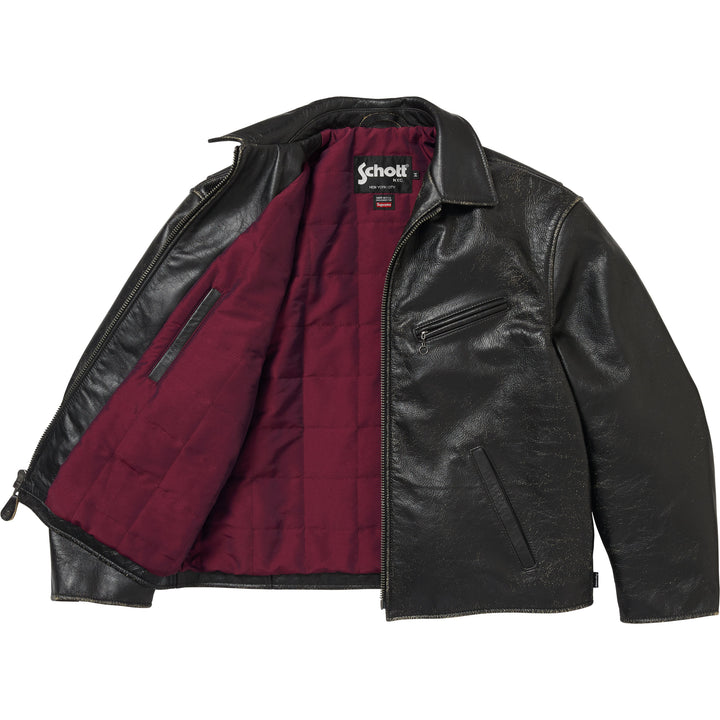 Supreme®/Schott® Distressed Leather Jacket - Shop - Supreme