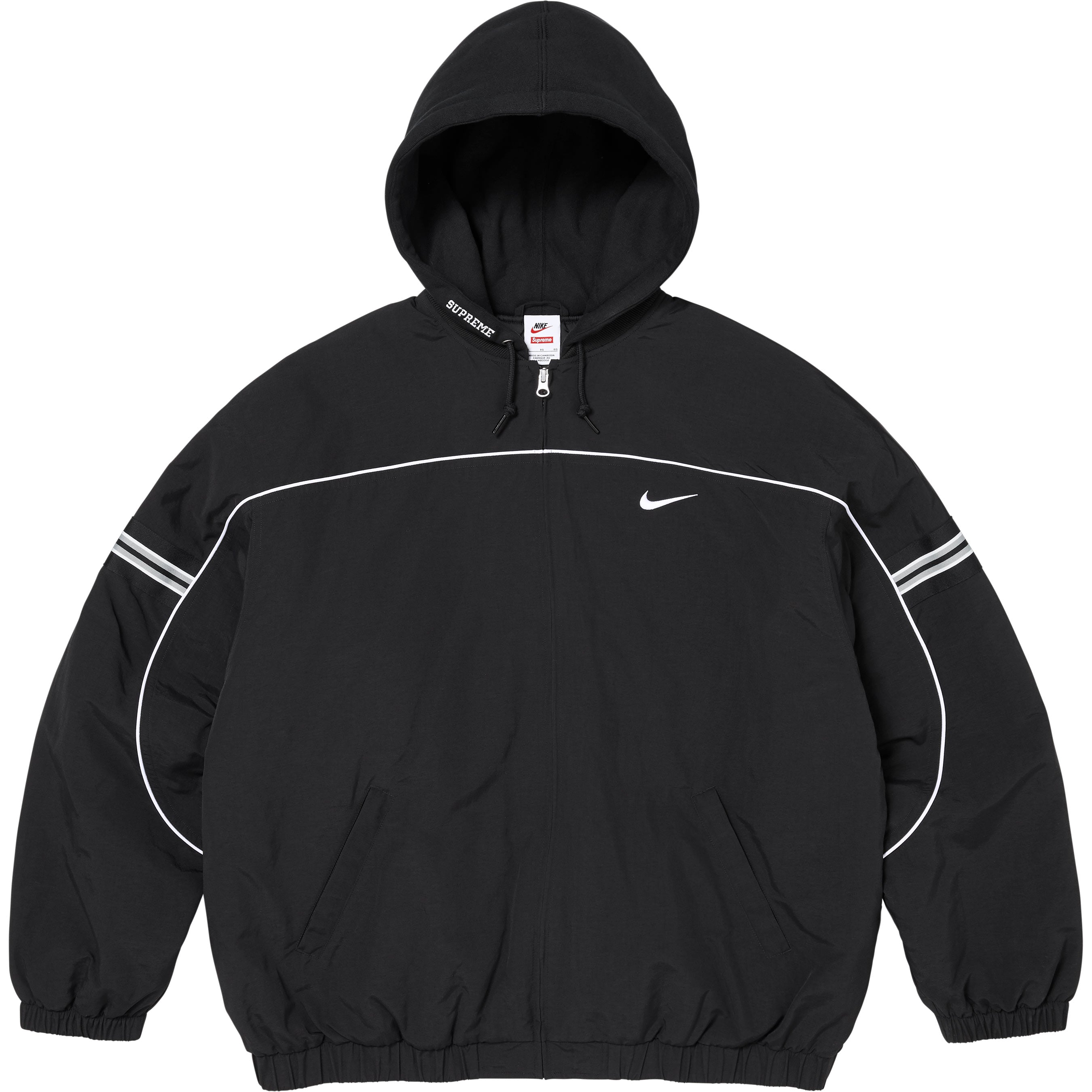 ジャケット・アウター Supreme Nike Nylon Jacket Black M Supreme®/Nike® Nylon Hooded Jacket - Shop - Supreme
