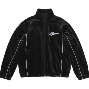 Velour Mesh Track Jacket