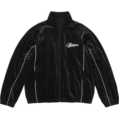 Velour Mesh Track Jacket
