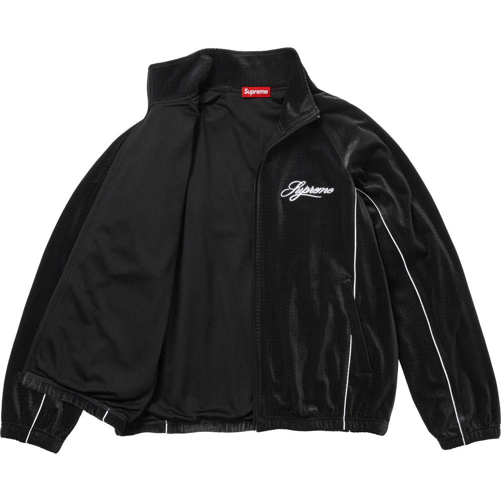 Velour Mesh Track Jacket - Image 2