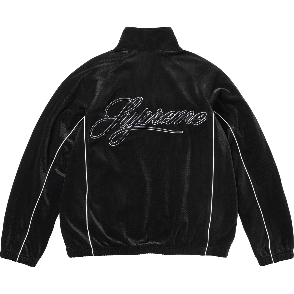 Velour Mesh Track Jacket - Image 3