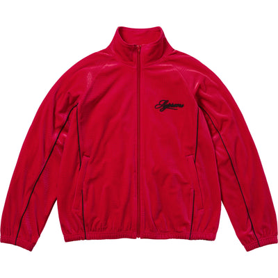 Velour Mesh Track Jacket