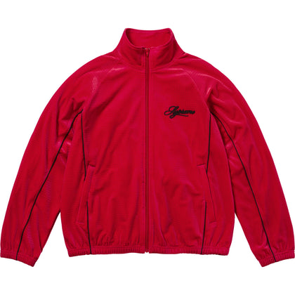 Velour Mesh Track Jacket
