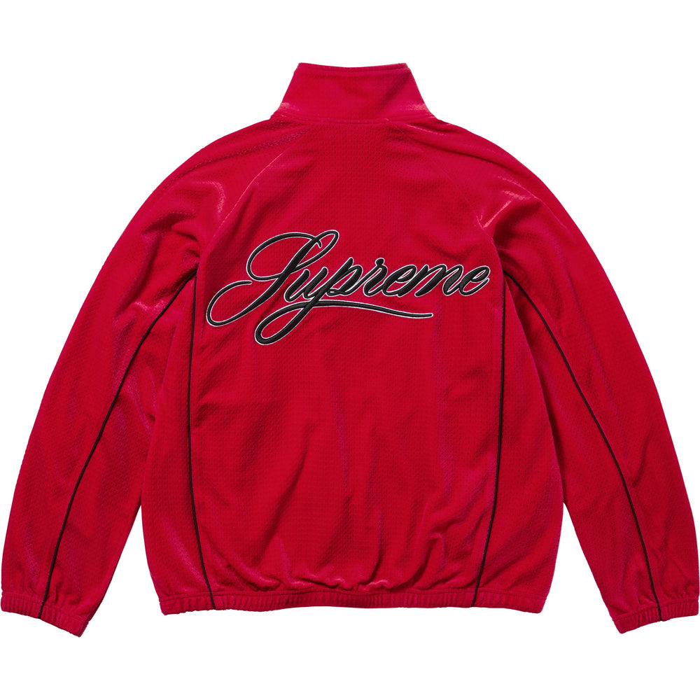 Velour Mesh Track Jacket - Image 3