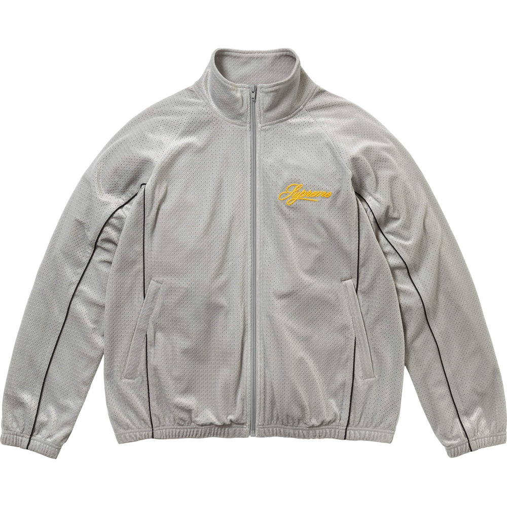 Velour Mesh Track Jacket