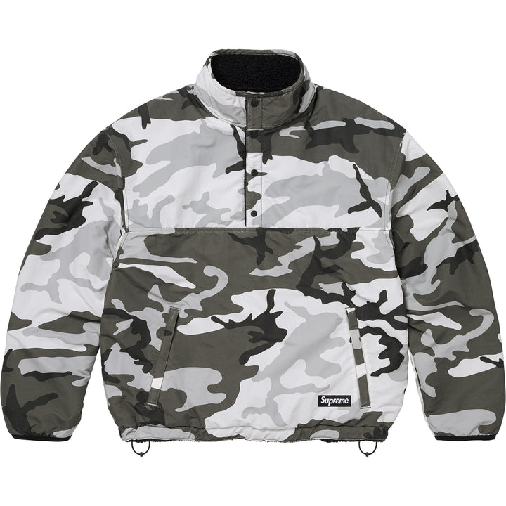 Polartec® Shearling Reversible Pullover