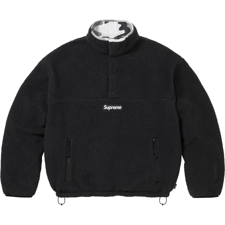 Polartec® Shearling Reversible Pullover-7