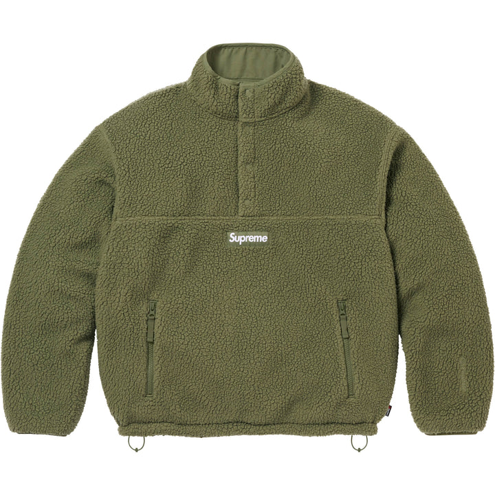 Polartec® Shearling Reversible Pullover