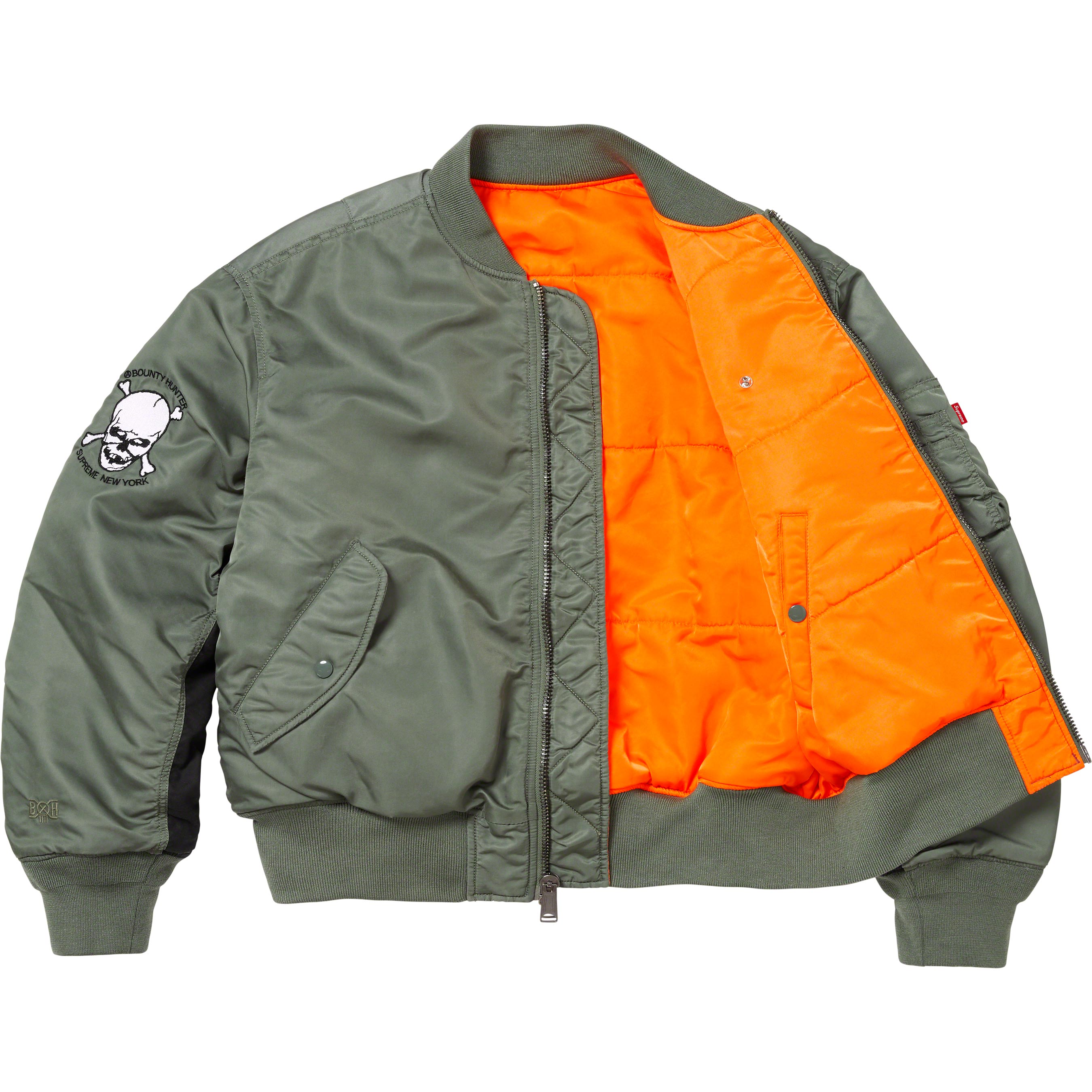 SUPREME x BOUNTY HUNTER MA-1 Jacket - アウター