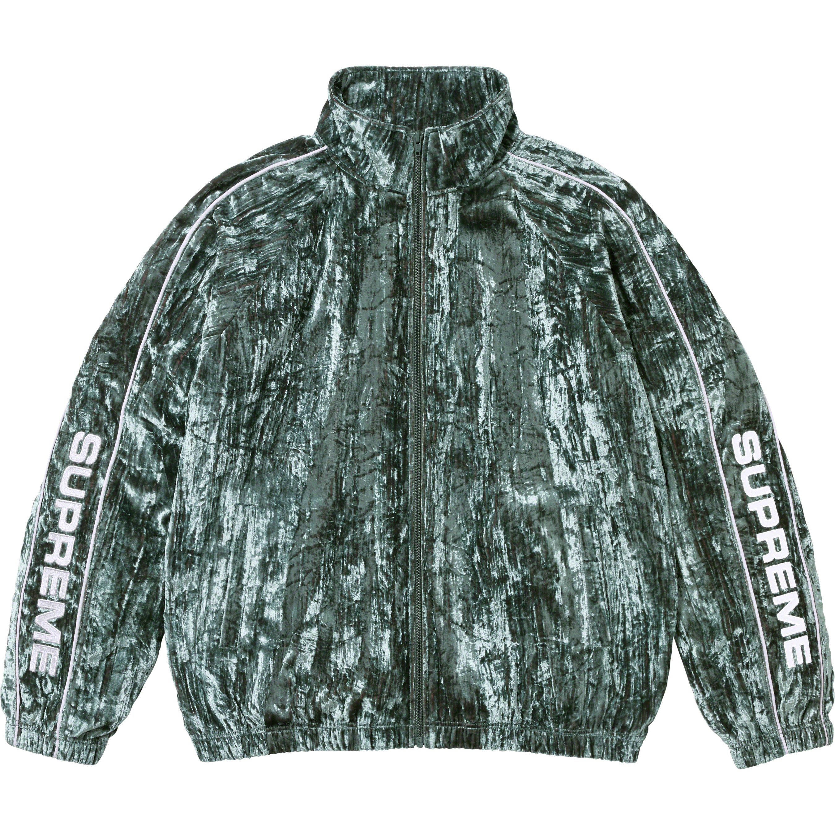 Supreme Crushed Velvet Track Jacket