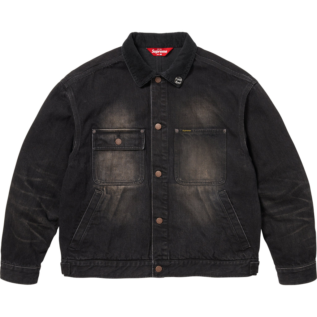 Distressed Selvedge Trucker Jacket