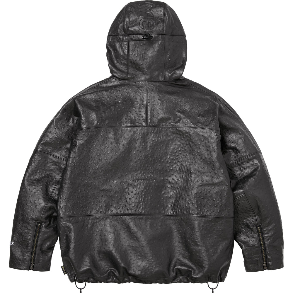 Gore-Tex Ostrich Embossed Leather Jacket - Image 3