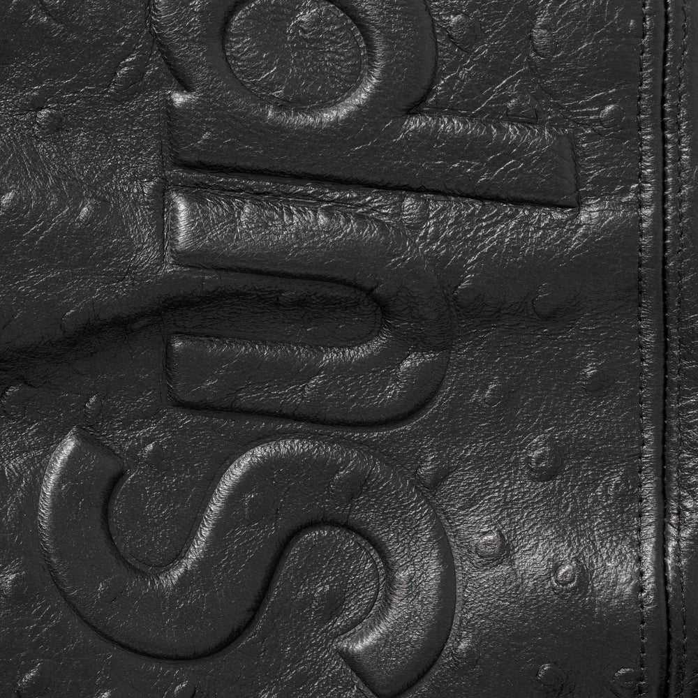 Gore-Tex Ostrich Embossed Leather Jacket - Image 4