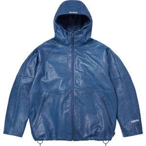 Gore-Tex Ostrich Embossed Leather Jacket