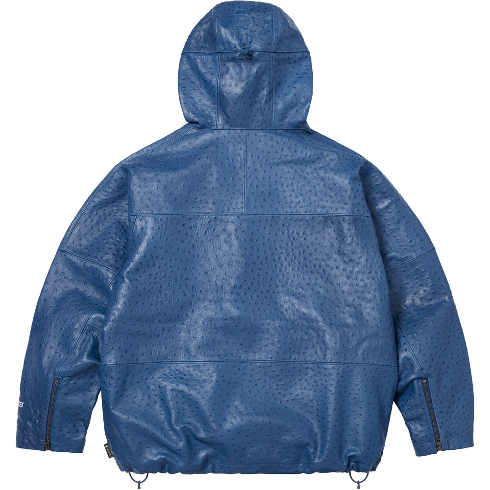 Gore-Tex Ostrich Embossed Leather Jacket - Image 3