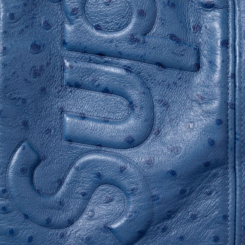 Gore-Tex Ostrich Embossed Leather Jacket - Image 4