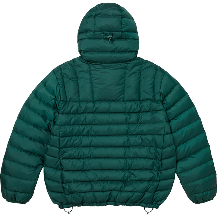 Micro Down Half Zip Hooded Pullover