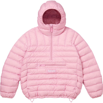 Micro Down Half Zip Hooded Pullover