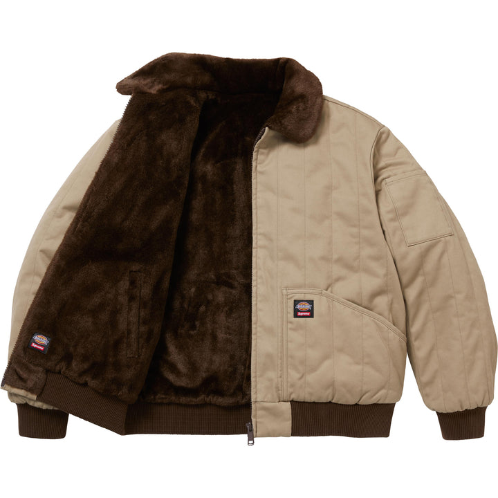 Supreme®/Dickies® Reversible Quilted Faux Fur Work Jacket-2