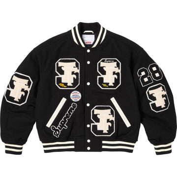 Supreme ストライプカバーオール S Supreme - Snap Front Jacquard Logos Twill Jacket - ParkSIDER