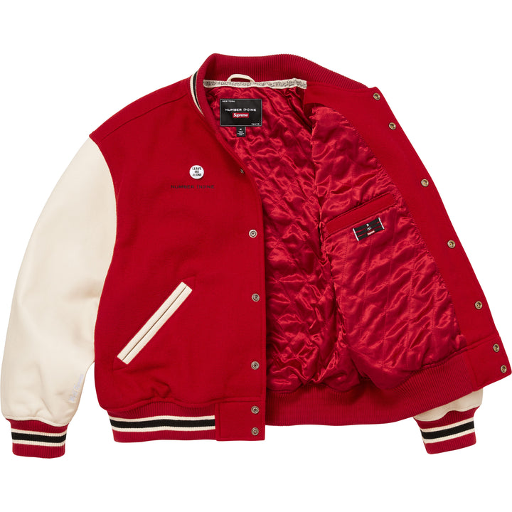 Supreme®/Number (N)ine®/Mickey Mouse Varsity Jacket-2