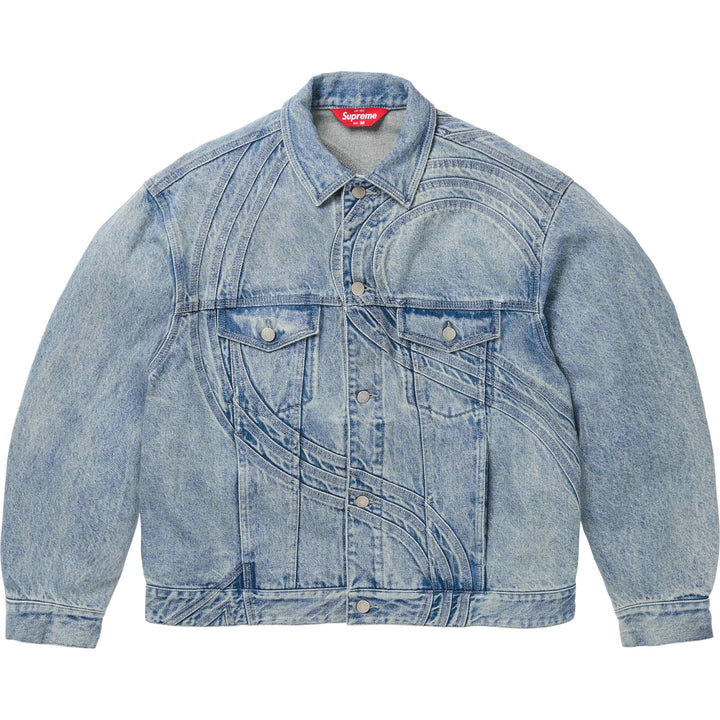 S Logo Denim Trucker Jacket