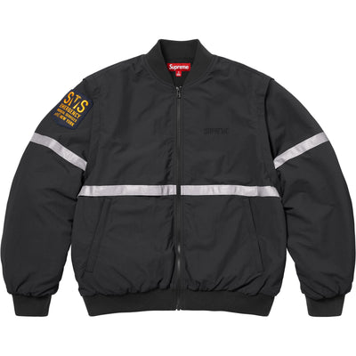 Zip-Off Sleeve Reflective Stripe Jacket