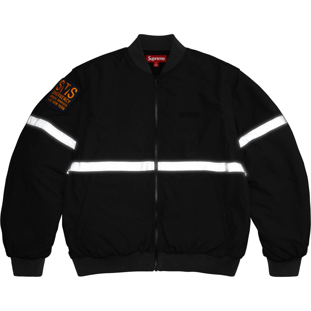 Zip-Off Sleeve Reflective Stripe Jacket - Image 2