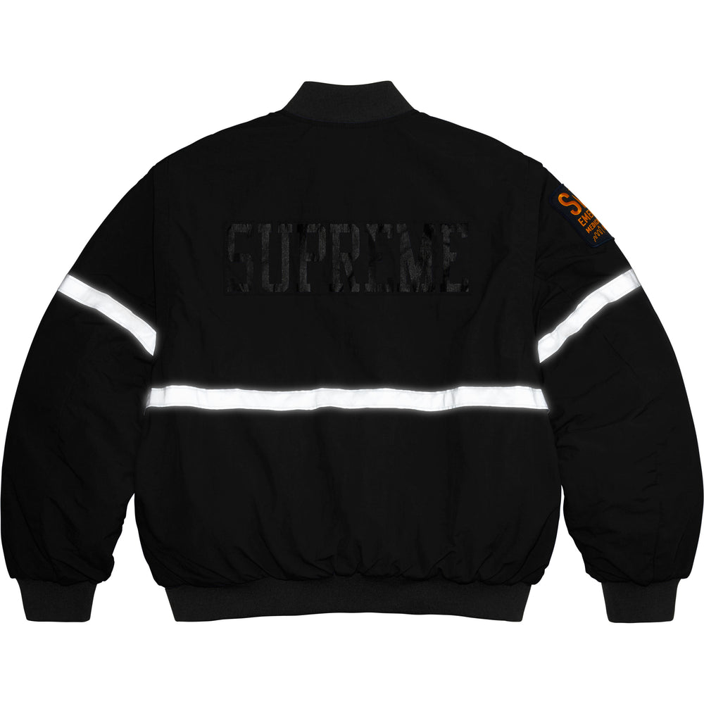 Zip-Off Sleeve Reflective Stripe Jacket - Image 4