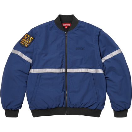 Zip-Off Sleeve Reflective Stripe Jacket