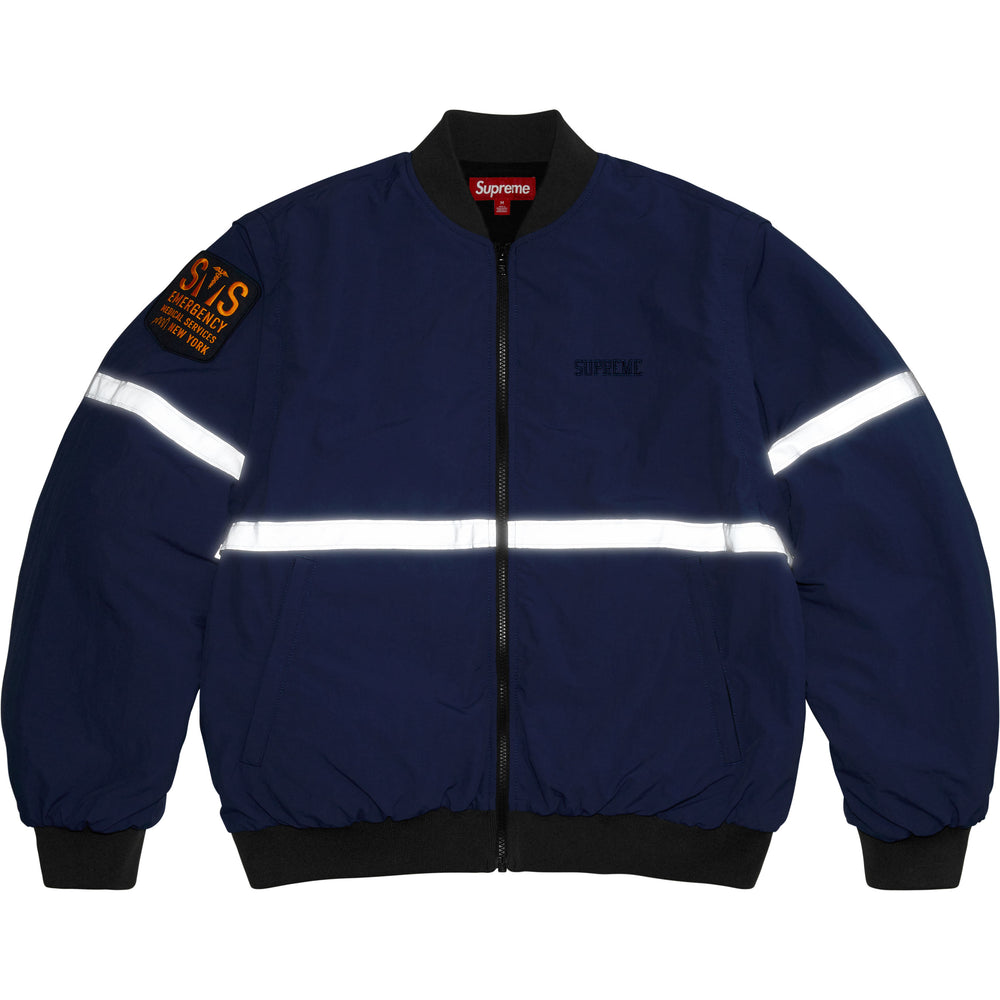 Zip-Off Sleeve Reflective Stripe Jacket - Image 2