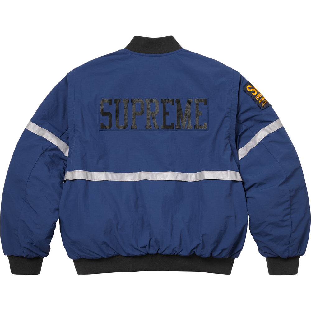 Zip-Off Sleeve Reflective Stripe Jacket - Image 3
