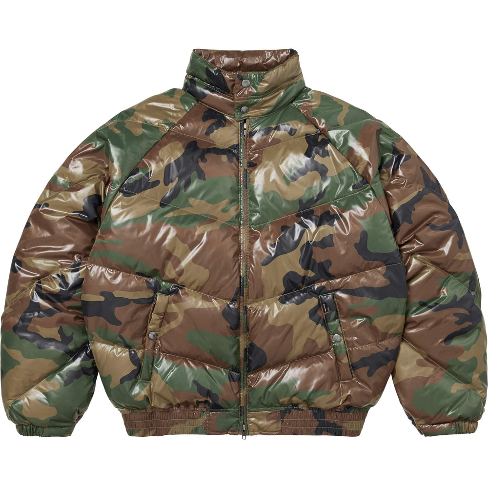 Supreme®/Schott® Glossy Lightweight Down Puffer Jacket