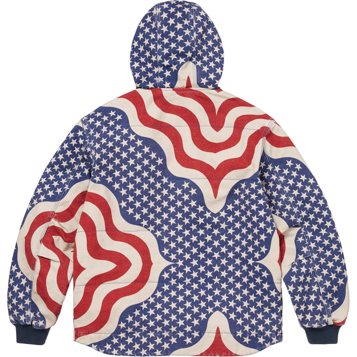 Flag Quilted Hooded Work Jacket - Shop - Supreme Flag Quilted Hooded Work Jacket - Shop - Supreme